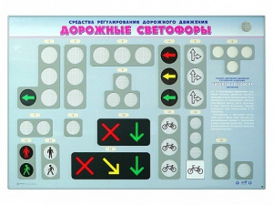 Базовый комплект светового оборудования "Дорожные светофоры" с сенсорным беспроводным пультом дистанционного управления - fgospostavki.ru - Тольятти