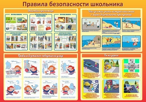 Стенд "Правила безопасности школьника" - fgospostavki.ru - Тольятти