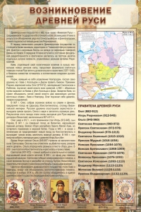 Стенд "Возникновение древней Руси" - fgospostavki.ru - Тольятти