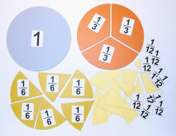 Набор магнитных карточек "Доли и дроби - 3" - fgospostavki.ru - Тольятти