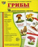 Демонстрационные карточки "Грибы съедобные и не съедобные" - fgospostavki.ru - Тольятти