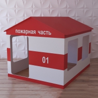 Детский игровой домик «Пожарная служба» - fgospostavki.ru - Тольятти
