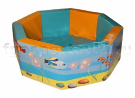 Сухой бассейн восьмигранный с шелкографией - fgospostavki.ru - Тольятти