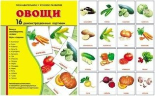 Демонстрационные карточки "Овощи" - fgospostavki.ru - Тольятти