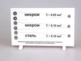 Прибор для демонстрации зависимости сопротивления проводника от его длины, сечения и материала - fgospostavki.ru - Тольятти