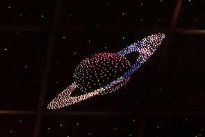 Потолок "Звездное небо с анимационным фибероптическим эффектом сатурн" - fgospostavki.ru - Тольятти