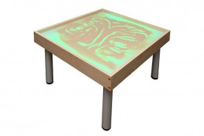 Столик на ножках для рисования песком "Радуга" с подсветкой RGB - fgospostavki.ru - Тольятти