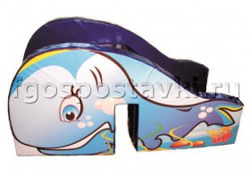 Горка "Кит" для сухого бассейна - fgospostavki.ru - Тольятти