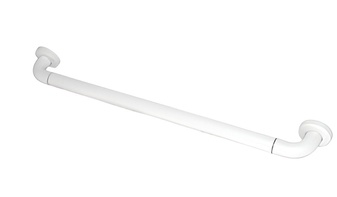 Поручень прямой с антибактериальным покрытием (белый) - fgospostavki.ru - Тольятти