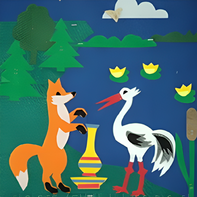 Пособие для слабовидящих детей - Театр-сказка "Лиса и журавль" - fgospostavki.ru - Тольятти