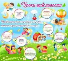 Стенд "Уроки вежливости" - fgospostavki.ru - Тольятти