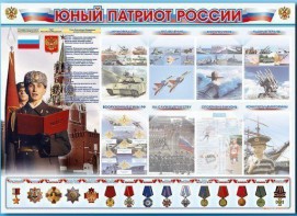 Стенд-уголок "Юный патриот России" - fgospostavki.ru - Тольятти