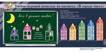"В городе чисел". Для лучшего понимания и запоминания состава чисел первого десятка - fgospostavki.ru - Тольятти