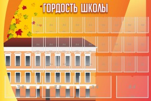 Стенд "Гордость школы" Вариант 1 - fgospostavki.ru - Тольятти