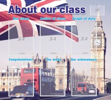Стенд "About our class" - fgospostavki.ru - Тольятти
