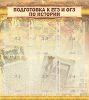 Стенд "Подготовка к ЕГЭ и ОГЭ по истории (6 карманов)" - fgospostavki.ru - Тольятти