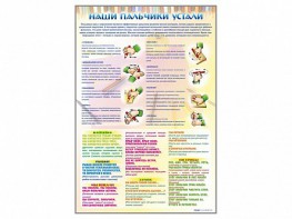Стенд "Наши пальчики устали" (зарядка) - fgospostavki.ru - Тольятти