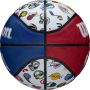 Мяч баскетбольный Wilson NBA All Team (размер 7, резина, тренировочный) - fgospostavki.ru - Тольятти