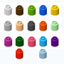  Элемент конструктора одиночный одноцветный Color Blocks 100 штук - fgospostavki.ru - Тольятти