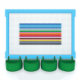  Элемент конструктора одиночный одноцветный Color Blocks 100 штук - fgospostavki.ru - Тольятти
