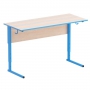 Стол ученический регулируемый (двухместный) на прямоугольной трубе - fgospostavki.ru - Тольятти